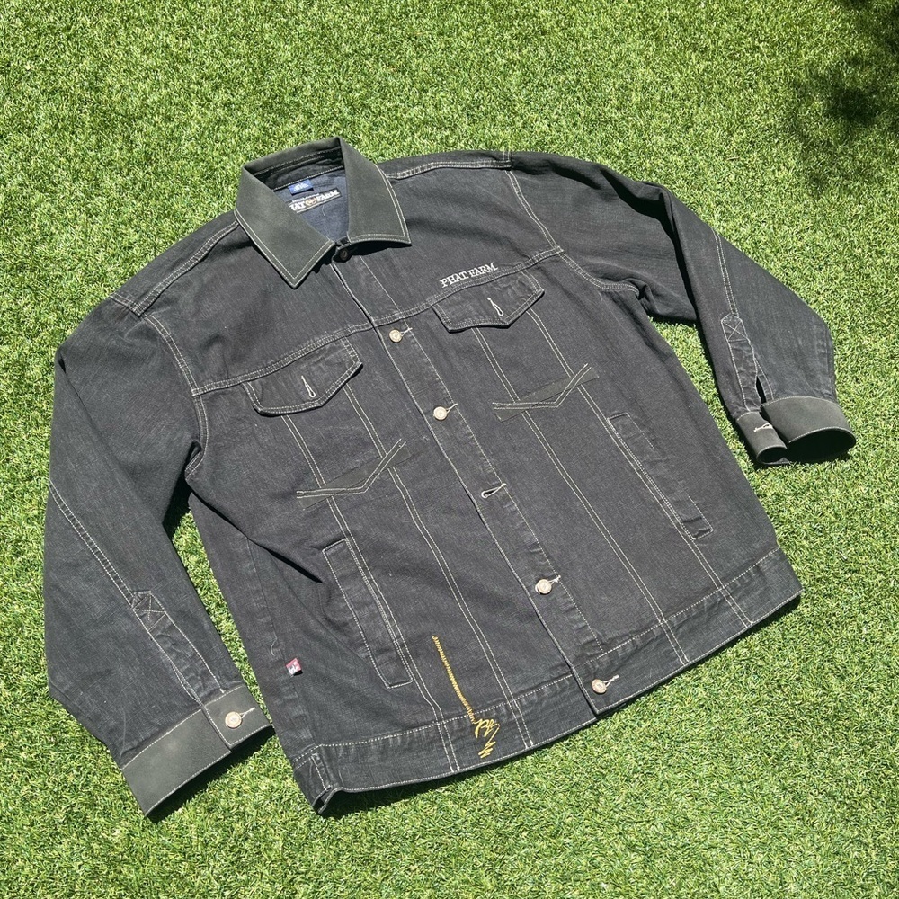 VTG 00’s / Y2K Phat Farm Denim Mens Jacket - Picture 3 of 7